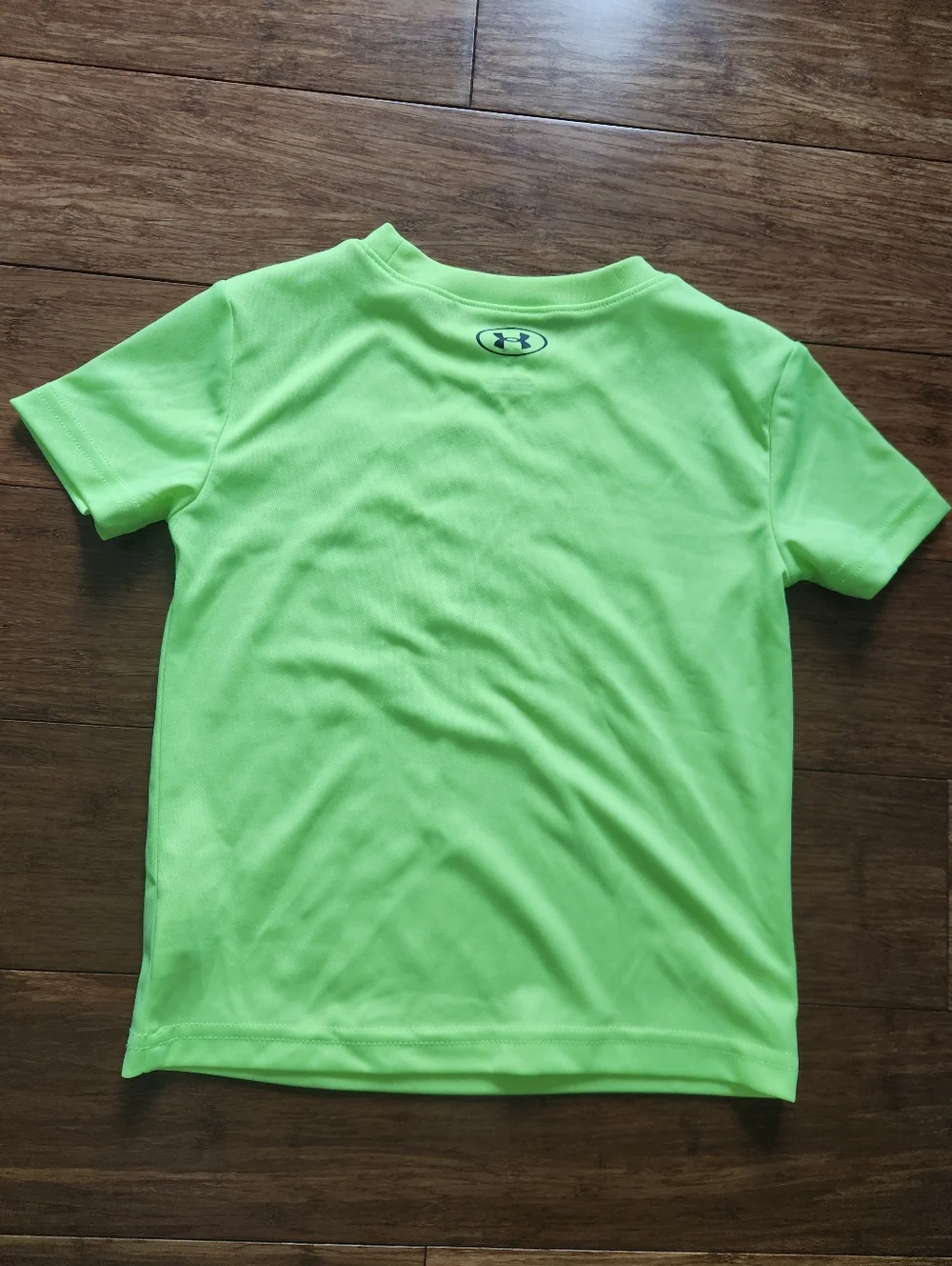 Under Armour Neon Green Boys' Logo Tech Tee Size 4